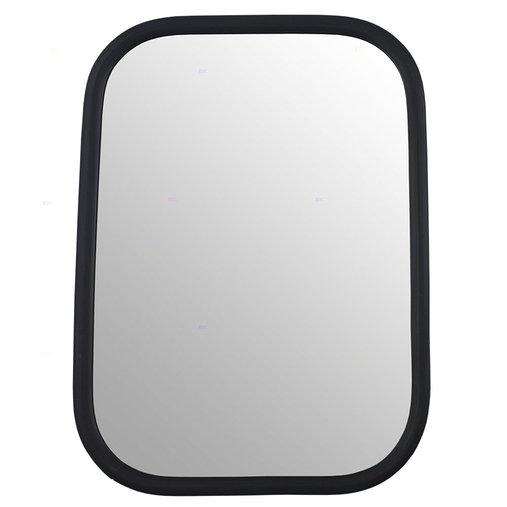 Brock Replacement Universal Camper Tow Mirror 7.5 x 10.5 Stainless Steel w/ Short Bracket Compatible with 78-86 Suburban Pickup Truck 12341380