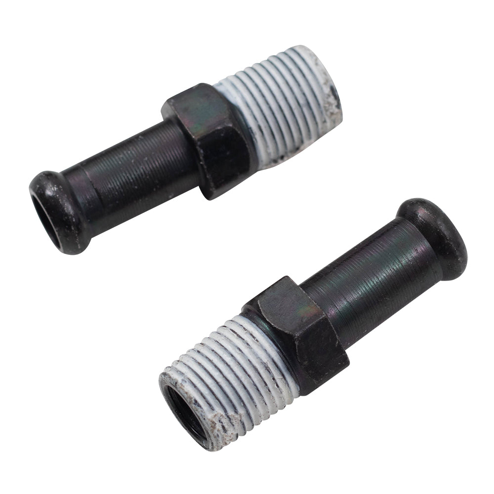 Brock Replacement Universal 12 Volt Electric Fuel Pump w/Installation Kit Inline Type 5-9 PSI 3/8 Inlet & Outlet Compatible with Carbureted Models E8090 SP1141