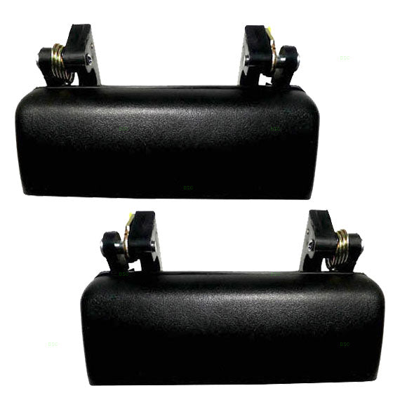 Brock Replacement Driver and Passenger Outside Outer Door Handles Compatible with SUV F3TZ7822405A F3TZ7822404A