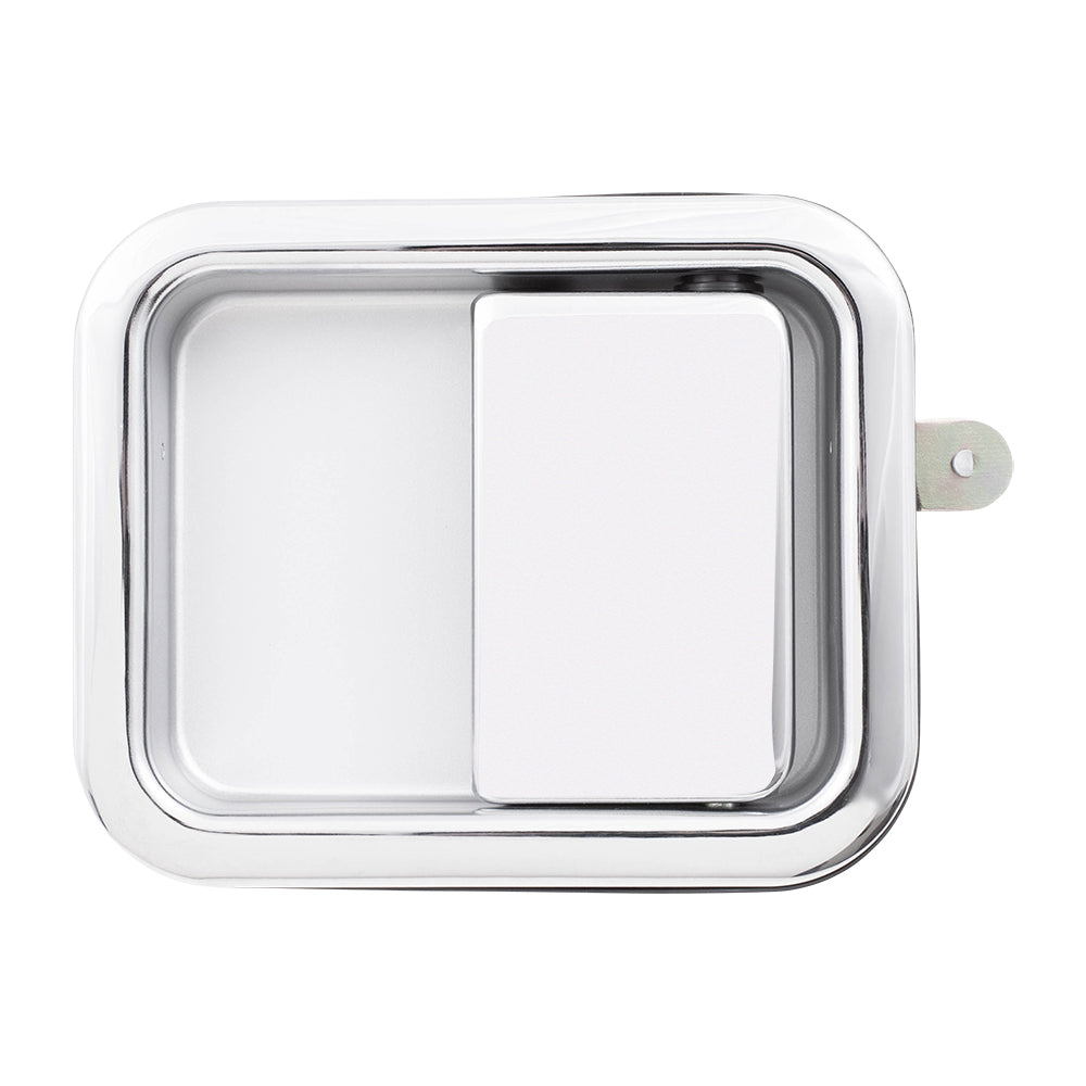 Brock Replacement Driver and Passenger Outside Outer Chrome Door Handles Compatible with SUV J5758173 J5758172
