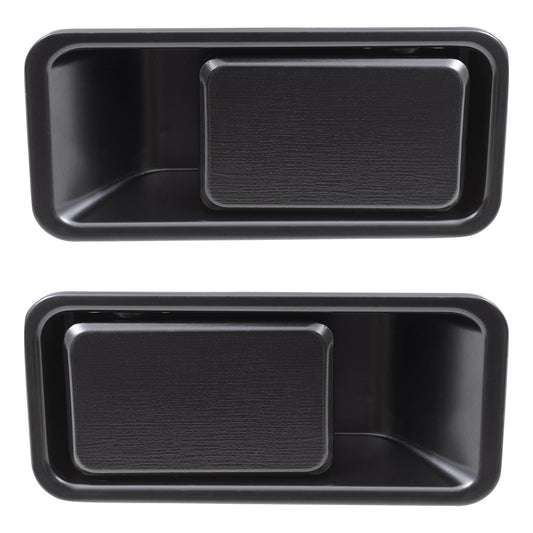 Brock Replacement Driver and Passenger Outside Outer Door Handle Compatible with SUV 55176549AB 55176548AB