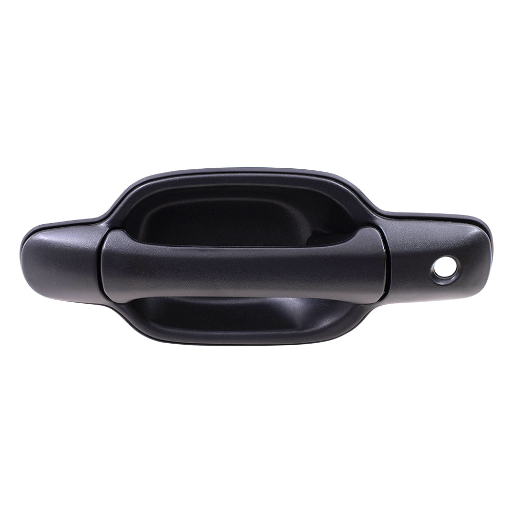 Brock Replacement Drivers Front Outside Outer Door Handle with Keyhole Compatible with Pickup Truck 25875521