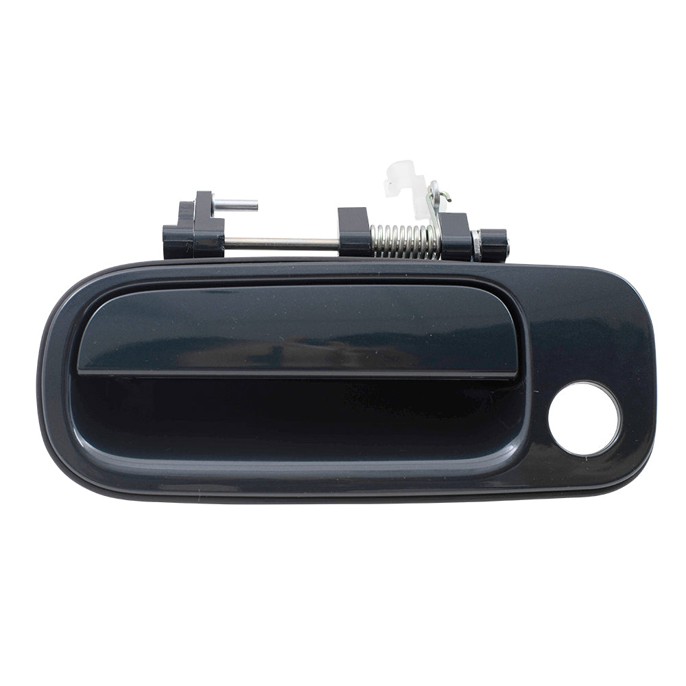 Brock Replacement Drivers Front Outside Outer Dark Green Door Handle Compatible with 92-96 Camry 6922033011C1