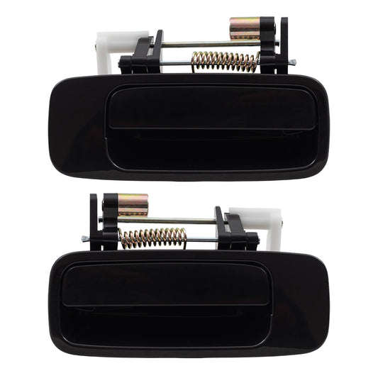Brock Replacement Driver and Passenger Rear Outside Exterior Door Handles Compatible with ES300 Camry 69240AA010C0 69230AA010C0