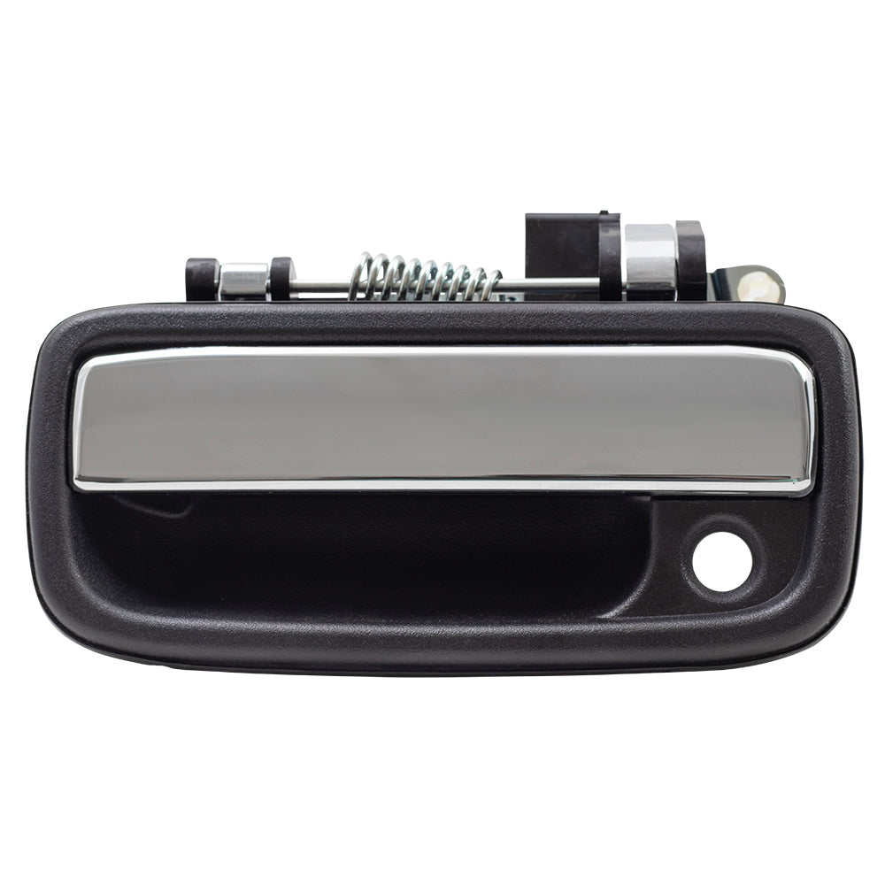 Fits 95-04 Toyota Tacoma Truck Drivers Outside Front Black & Chrome Door Handle
