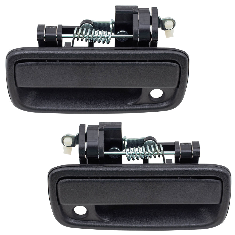 Brock Replacement Driver and Passenger Front Outside Outer Door Handles Compatible with 1995-2004 Tacoma 6922035020 6921035020