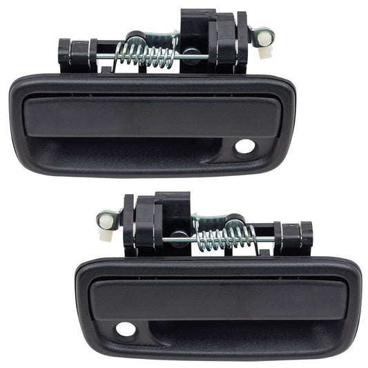 Brock Replacement Driver and Passenger Front Outside Outer Door Handles Compatible with 1995-2004 Tacoma 6922035020 6921035020