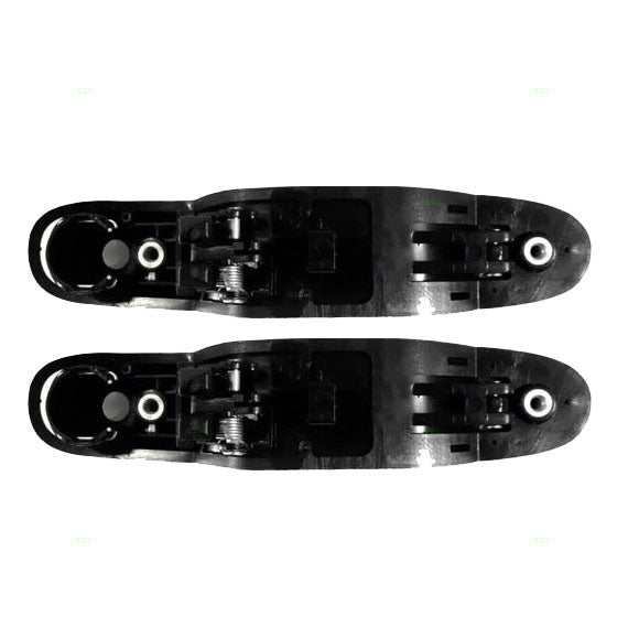 Brock Replacement Drivers and Passengers Outside Outer Sliding Door Handles with Keyhole Compatible with 98-03 Sienna Van 6923008010C0