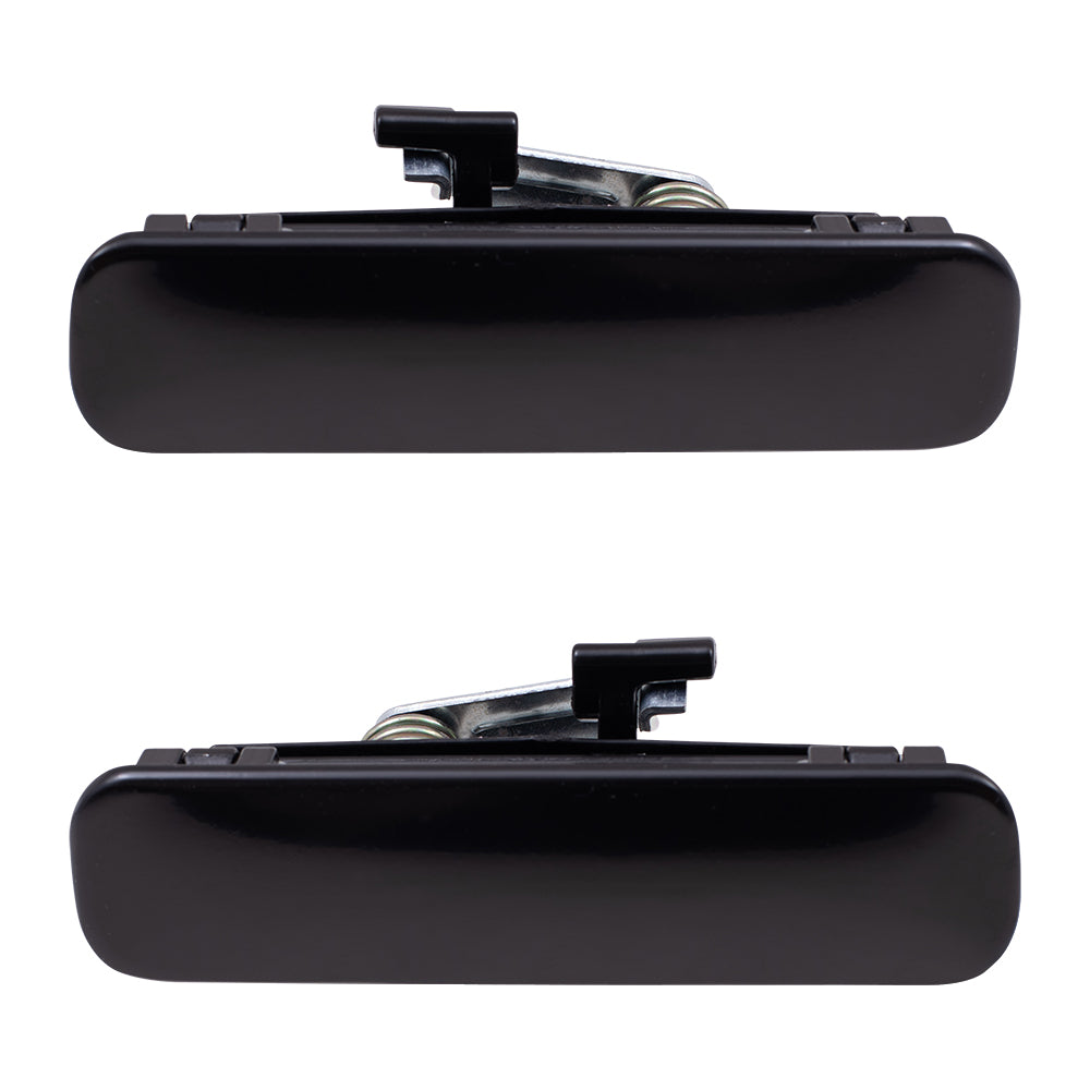 Brock Replacement Driver and Passenger Front Outside Outer Door Handles Compatible with Van 8C2Z1522405AD 8C2Z1522404AD