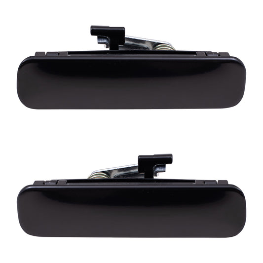 Brock Replacement Driver and Passenger Front Outside Outer Door Handles Compatible with Van 8C2Z1522405AD 8C2Z1522404AD