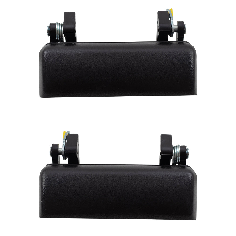 Brock Replacement Driver and Passenger Outside Plastic Door Handles Compatible with 93-11 Ranger Pickup Truck F37Z1022405A F37Z1022404A