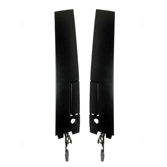 Brock Replacement Pair Set Outside Outer Exterior Textured Door Handles Compatible with 16605593 16605592