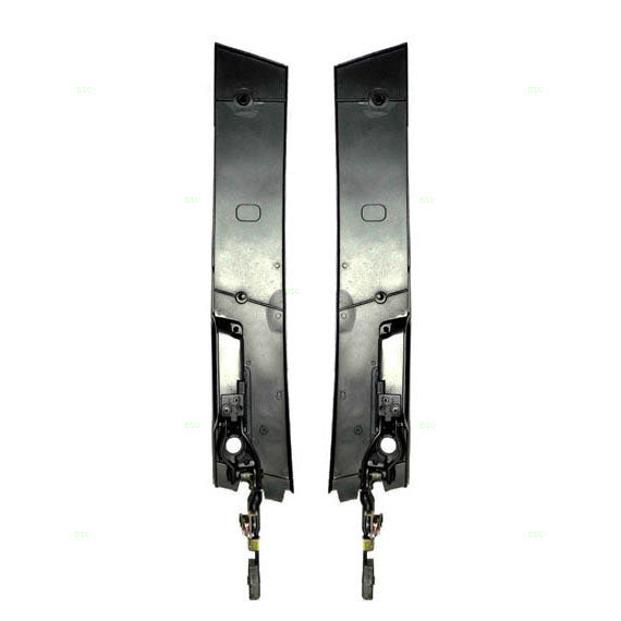 Brock Replacement Pair Set Outside Outer Exterior Textured Door Handles Compatible with 16605593 16605592
