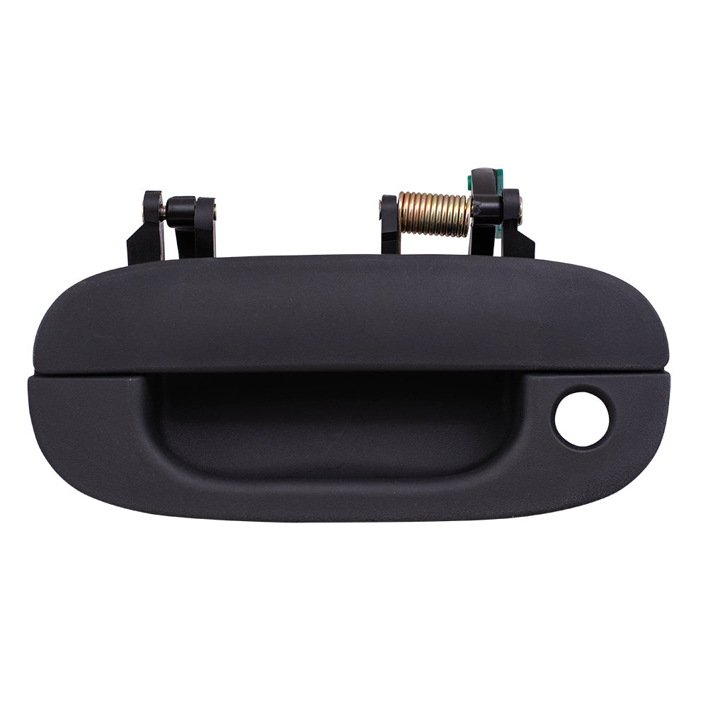 Brock Replacement Driver and Passenger Front Outside Outer Textured Door Handles Compatible with Pickup Truck 55275023 55275022