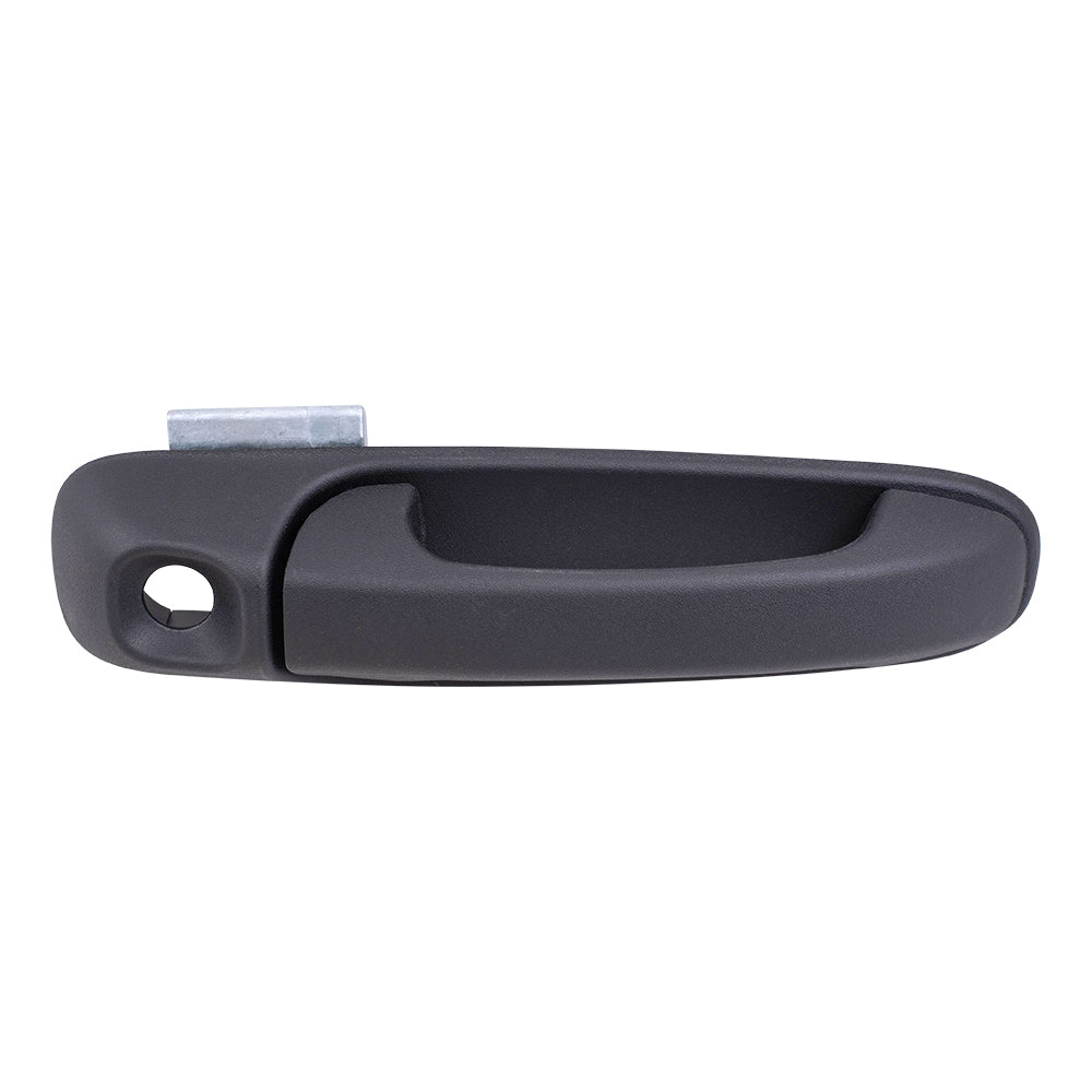 Brock Replacement for Passengers Front Outside Outer Door Handle with Keyhole Textured Compatible with 02-08 Pickup Truck 55275948AC