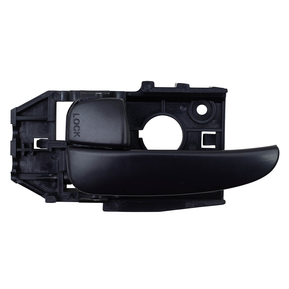 Brock Replacement Drivers Inside Interior Front Rear Black Door Handle Compatible with 01-06 Elantra 82610-2D000AX