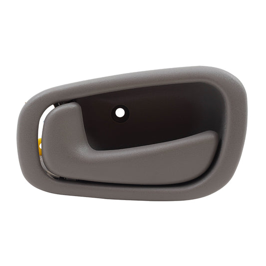 Brock Inside Door Handle for 98-02 Toyota Corolla Chevy Prizm Drivers Interior Gray