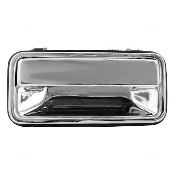 Brock Replacement Drivers Rear Outside Outer Door Handle Chrome Specialty Compatible with Pickup Truck Suburban Blazer Tahoe Yukon Escalade