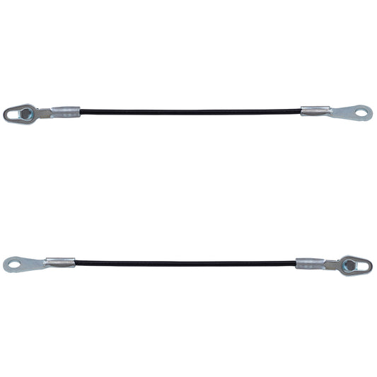 Brock Replacement Driver and Passenger Rear Tailgate Cables Compatible with 07-09 Pickup Truck 15283049 15283050