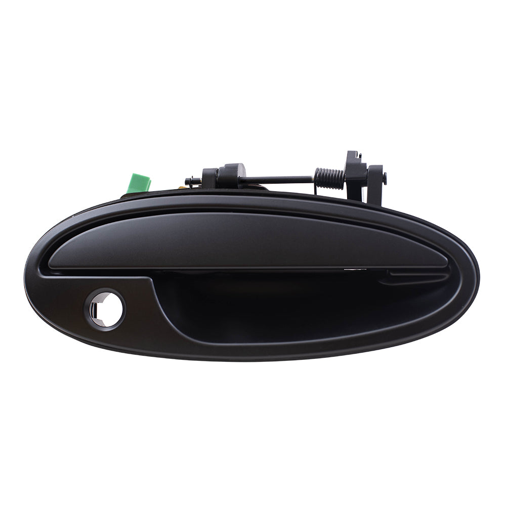 Brock Replacement Driver and Passenger Front Outside Outer Door Handles with Keyhole Compatible with 25699151 25629250