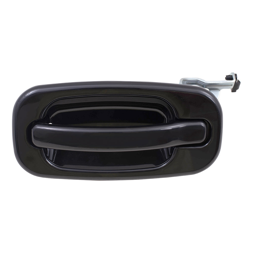Brock Replacement Drivers Rear Outside Outer Door Handle Compatible with Pickup Truck SUV 19245503