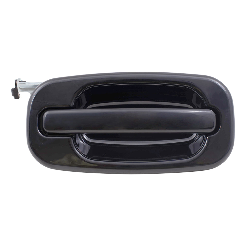Brock Replacement Driver and Passenger Rear Outside Outer Door Handles Compatible with Pickup SUV 19245503 19245504