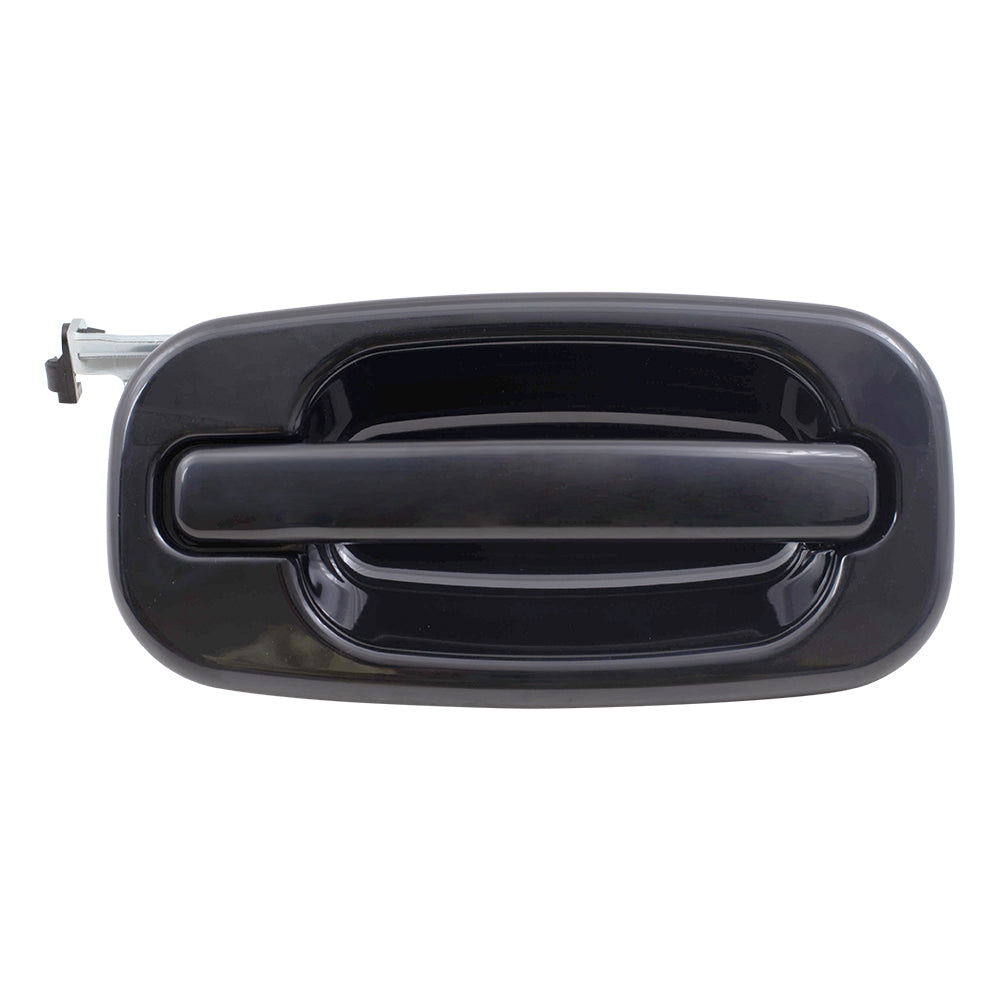 Brock Replacement Passengers Rear Outside Outer Door Handle Compatible with Pickup Truck SUV 19245504